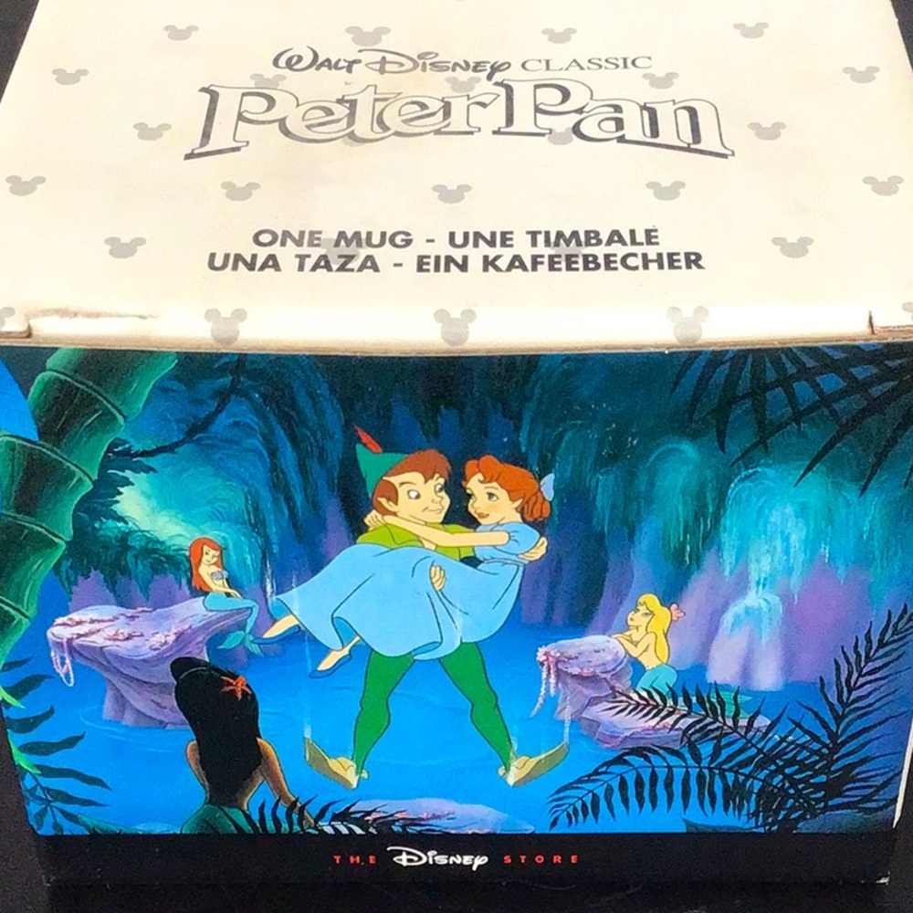 Disney 1990s Peter Pan mug